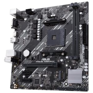 ASUS Prime A520M-K (AMD AM4 DDR4 Socket for AMD Ryzen 5000/5000 G/ 4000 G/ 3000) Micro ATX Motherboard with M.2 Support